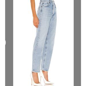 AGOLDE 90's Mid Rise Loose Fit Jeans in Snapshot Women’s Size 25 Button Fly